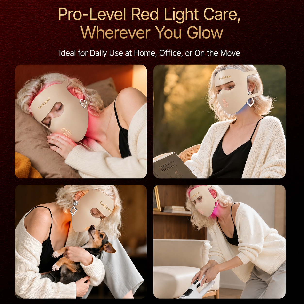 LuxByLumi™ Clinical-Grade Red Light Therapy Mask | Restore Your Youthful Glow